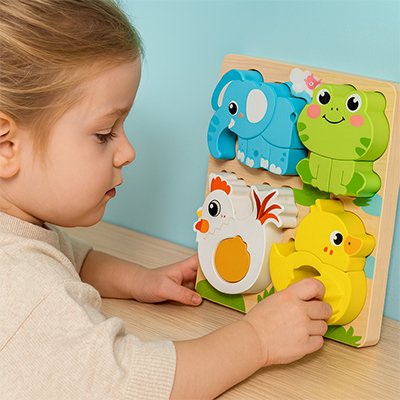 Puzzle Bois 3D | Mon Puzzle Animaux™