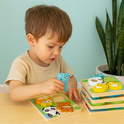 Puzzle Bois 3D | Mon Puzzle Animaux™